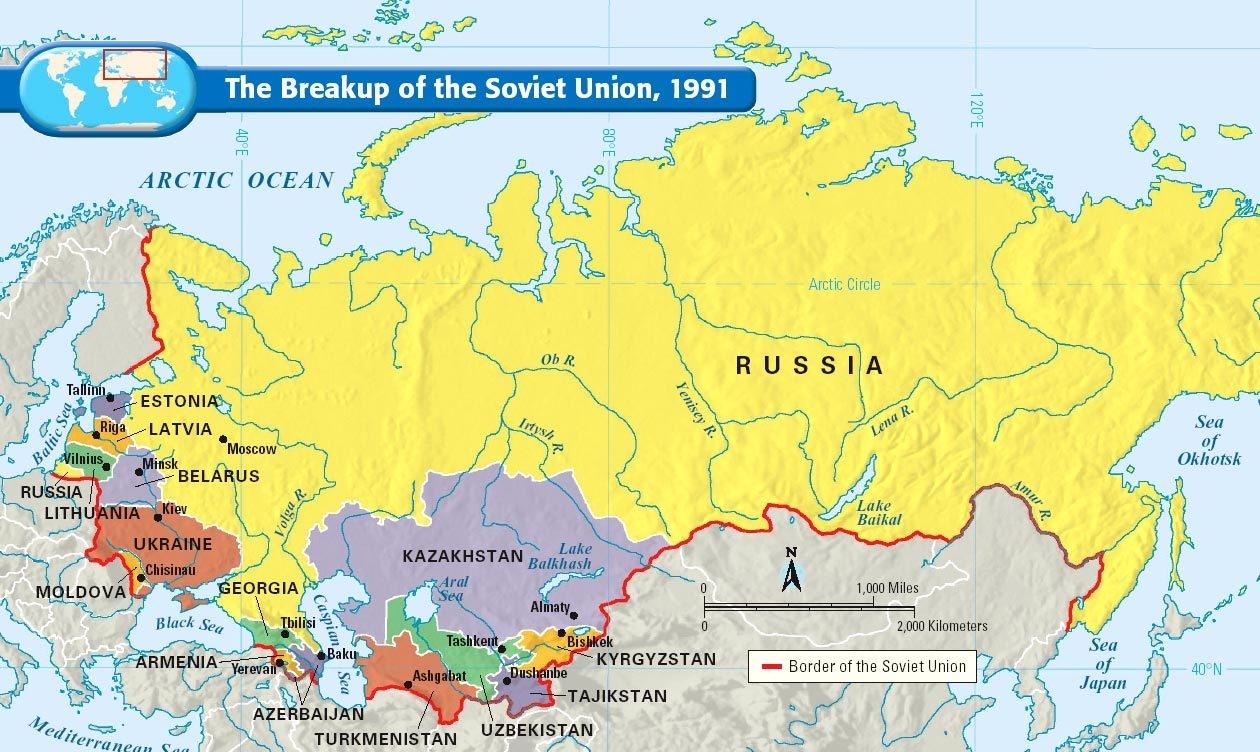 ロシアはソ連地図 ソ連地図 東欧 ヨーロッパ