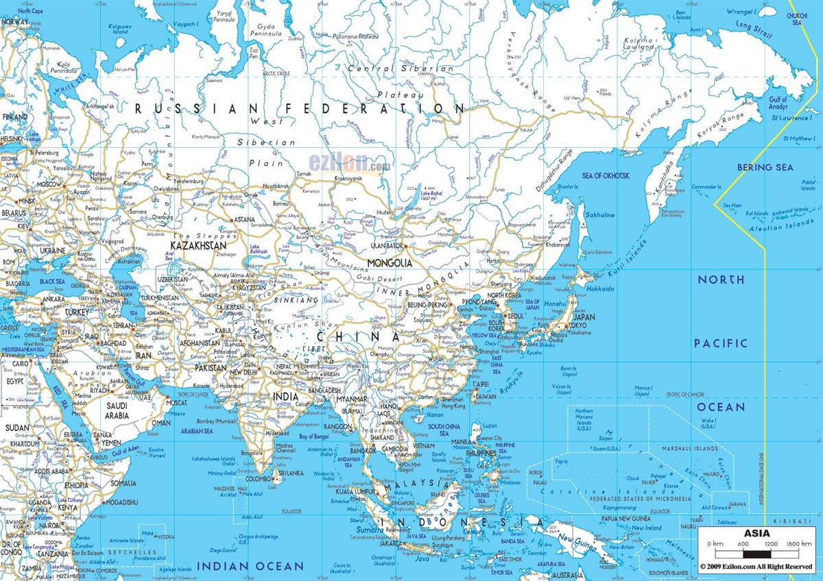 道路地図のロシア