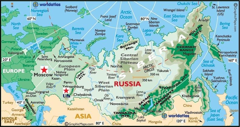 地図ufaロシア