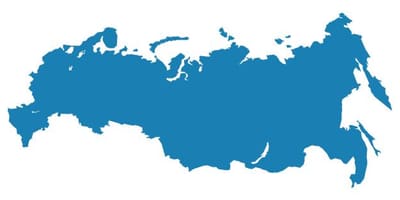 地図ロシアのベクトル