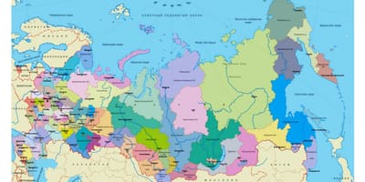 ロシアの地域地図