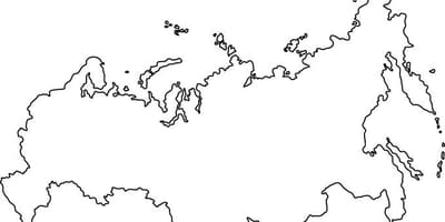 ロシアの概要地図