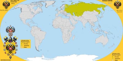 ロシアの地図
