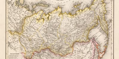 古地図のロシア